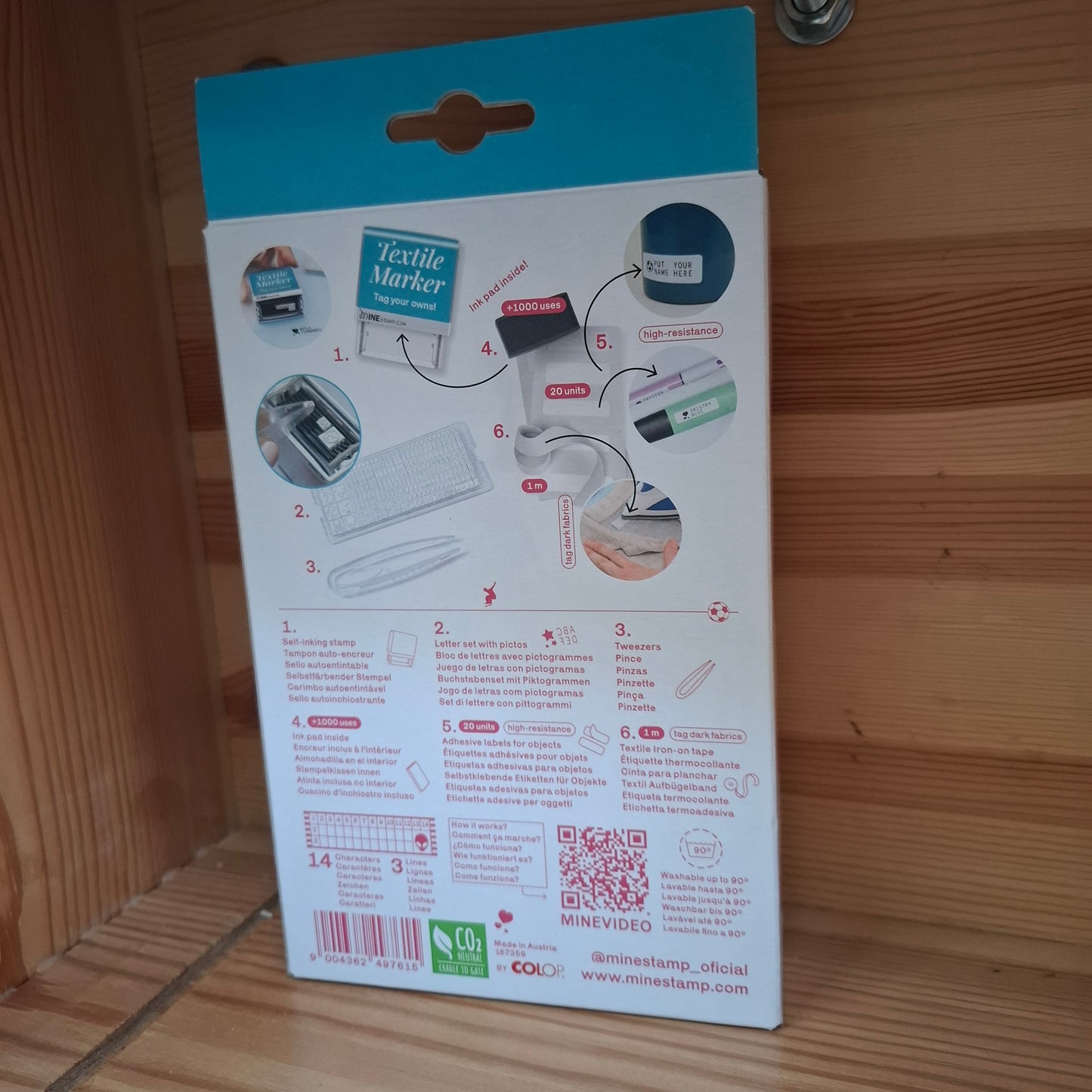 Σφραγίδα Αυτόματη Ανακατασκευαζόμενη - COLOP textile marker DIY