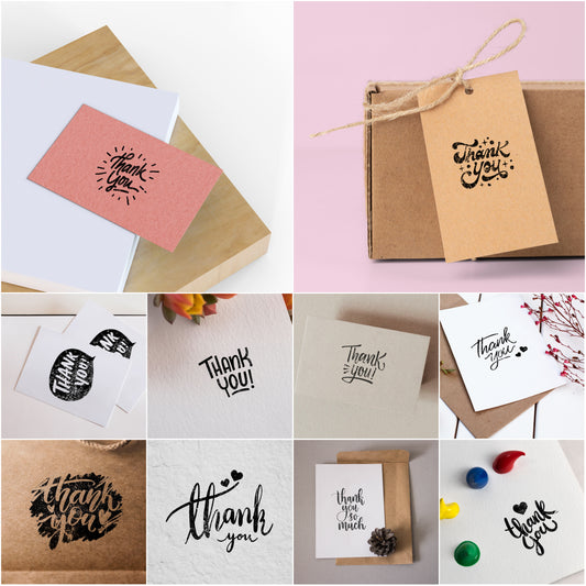 Σφραγίδες "thank you" - χειροποίητες