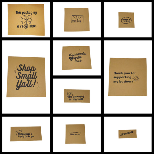 Σφραγίδες για μικρές επιχειρήσεις - χειροποίητες