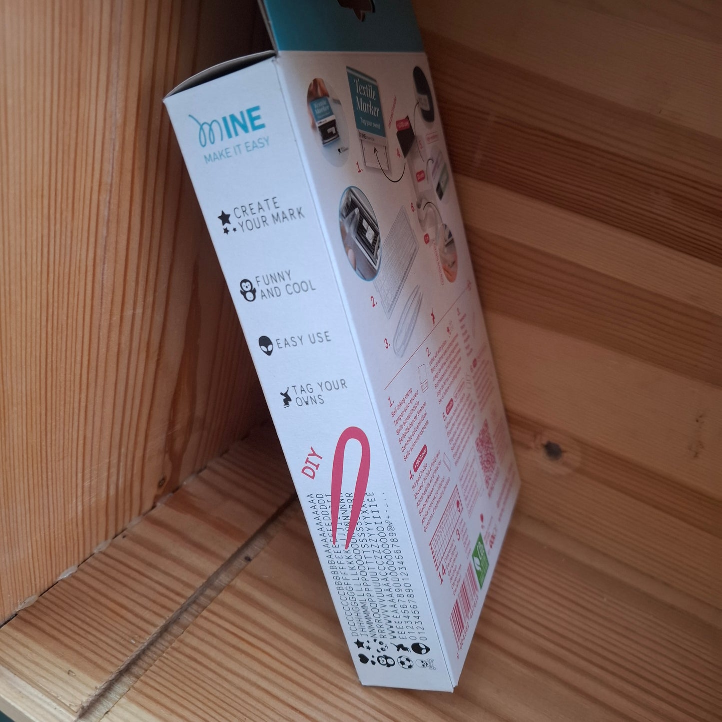 Σφραγίδα Αυτόματη Ανακατασκευαζόμενη - COLOP textile marker DIY